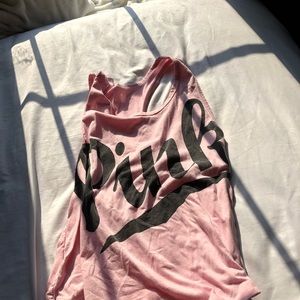 Off brand pink tank top